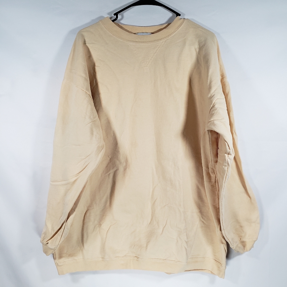 SK Collectibles Oversized Yellow Crewneck Sweatshirt XL